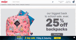 Desktop Screenshot of meijer.com